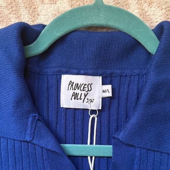 NWT Princess Polly Penelope Mini Dress Monday Blues in Size M/L - Picture 3 of 8